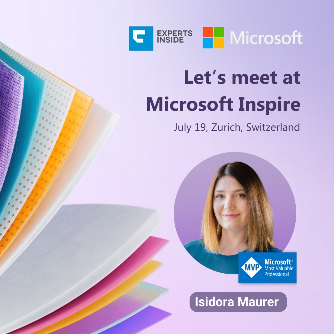 #MicrosoftInspire is the largest #Microsoft Partner Conference of the year, happening online and in-person this week. If you are attending the #MicrosoftPartner event in Switzerland, connect with our Community Manager to discuss a partnership with #EasyLife365 and/or