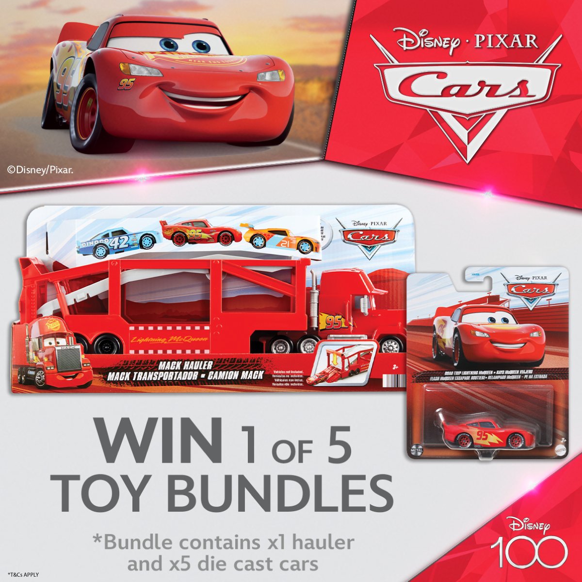 🏎️ #COMPETITION TIME 🏎️ We're teaming up with Disney Pixar's Cars to giveaway a chance for FIVE winners to #WIN an amazing Toy Bundle! For a chance to #WIN, simply; 1) RT this post 2) COMMENT #BMCars Competition ends 9am 24/7/23