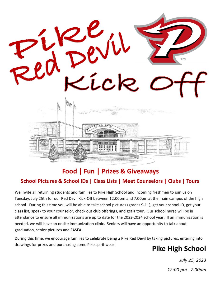 PikeHighSchool's tweet photo. https://t.co/fSs3KUbaw7