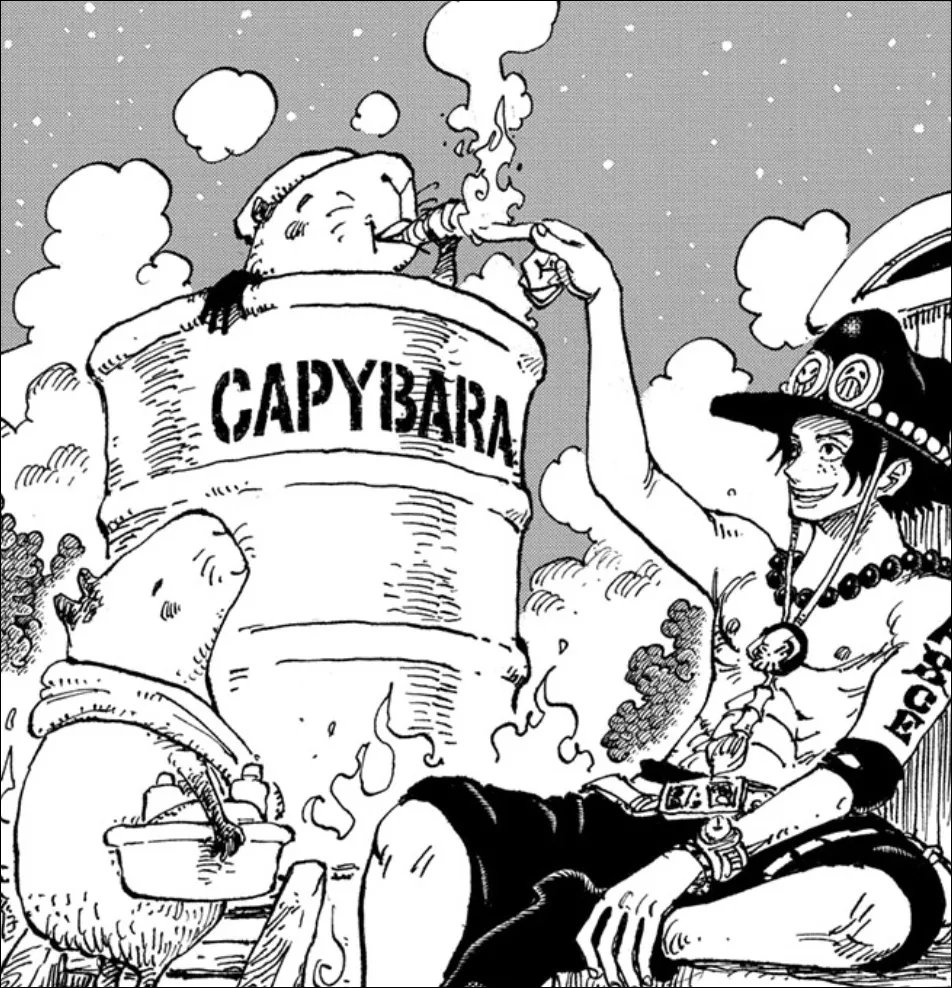 One Piece, Ch. 1,087: Koby, Garp, and the gang are swarmed by pirates as they try to make their escape! Read it FREE from the official source! bit.ly/453ncCD