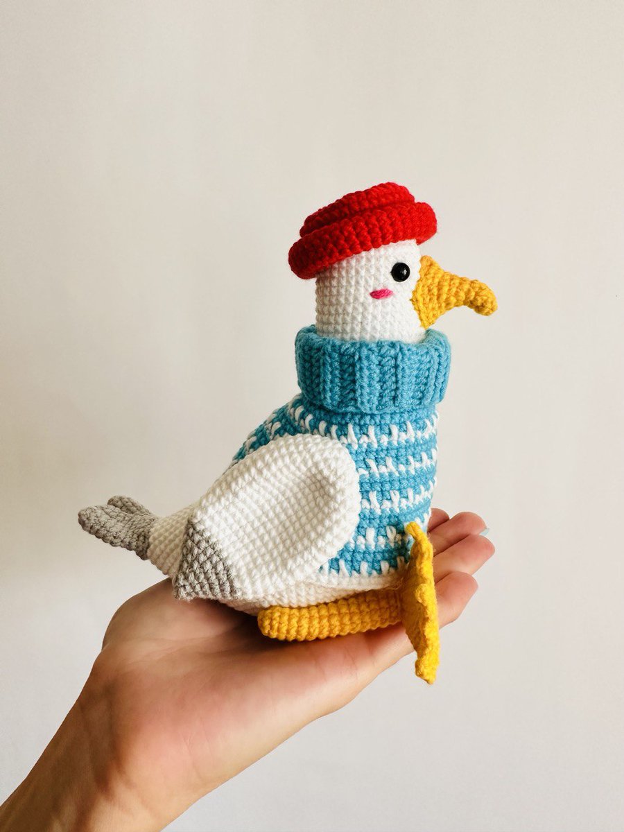 delorukami's tweet photo. Adorable Seagull Amigurumi - Handcrafted Crochet Toy for Kids

#EtsyHandmade #etsylove #seagull #amigurumi #crochet

https://t.co/eL10Nyol97 https://t.co/opgw9hAUNA