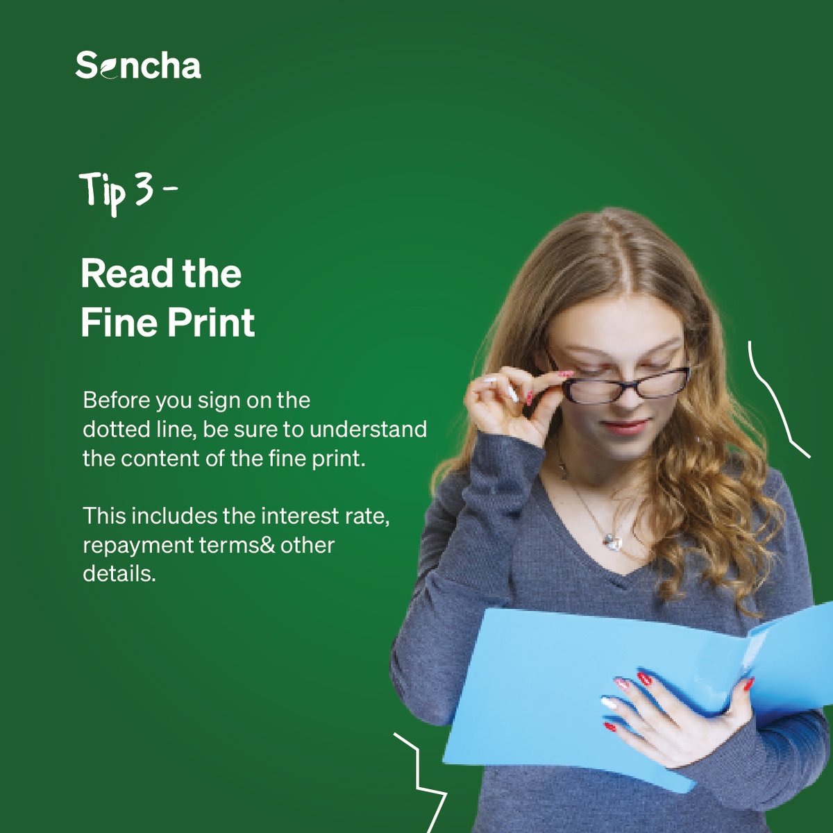 SenchaCredit's tweet photo. We hope these tips will help you make smart loan decisions!

If you have any questions, please do not hesitate to ask.

We’re always here to help. 

#SenchaCredit #Sencha #SmartLoanTips https://t.co/OPds7M04UG