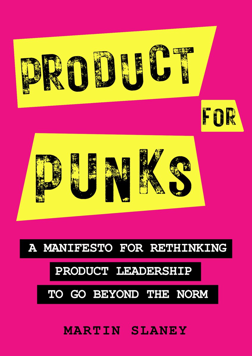 martinslaney's tweet image. Well my new book, Product For Punks, is now available 🤘

It&apos;s written for any of you who are product leaders and thinking: I wish I could do MORE.