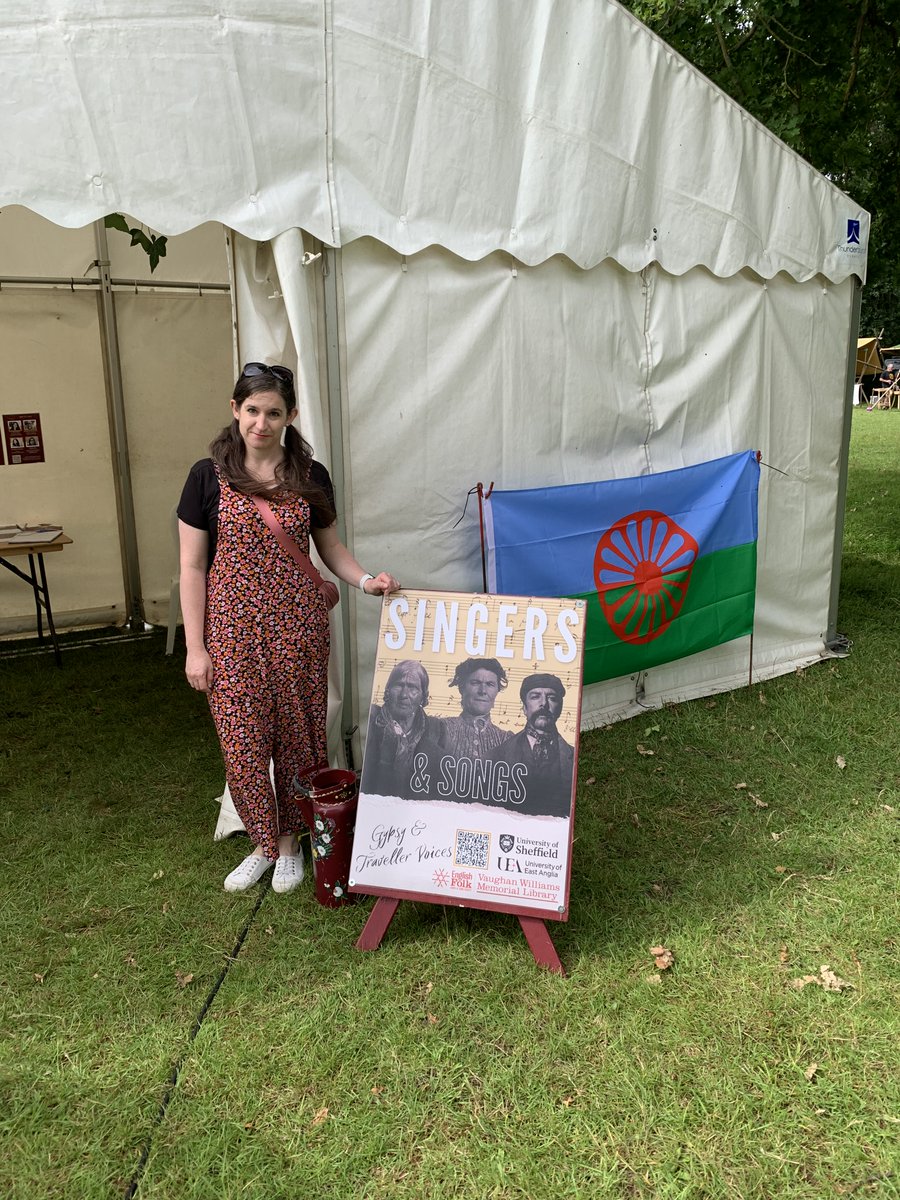 Our Library Director together with <a href="/esbwet/">Esbjorn Wettermark</a>, <a href="/Historian4Hire/">Dr Jo Clements</a> and <a href="/HazelMarsh18/">HazelMarsh18</a> enjoyed introducing people at <a href="/strumpshawfair/">Strumpshaw Tree Fair 2022</a> to our new resource on Gypsy and Traveller Voices in Archives efdss.org/about-us/what-…