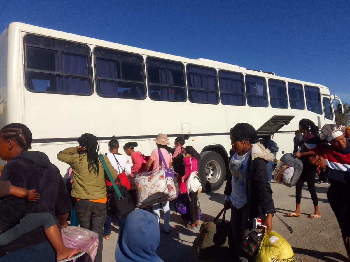 ActionSA_WC's tweet image. Transport to school again after nearly 3 decades of not being able to travel from Leeu-Gamka to the only high school in far away Beaufort West. WC Chairperson Michelle Wasserman rectified it in a short space of time #WeAreLed @Action4SA @HermanMashaba @go2Michelle @MmQwashu