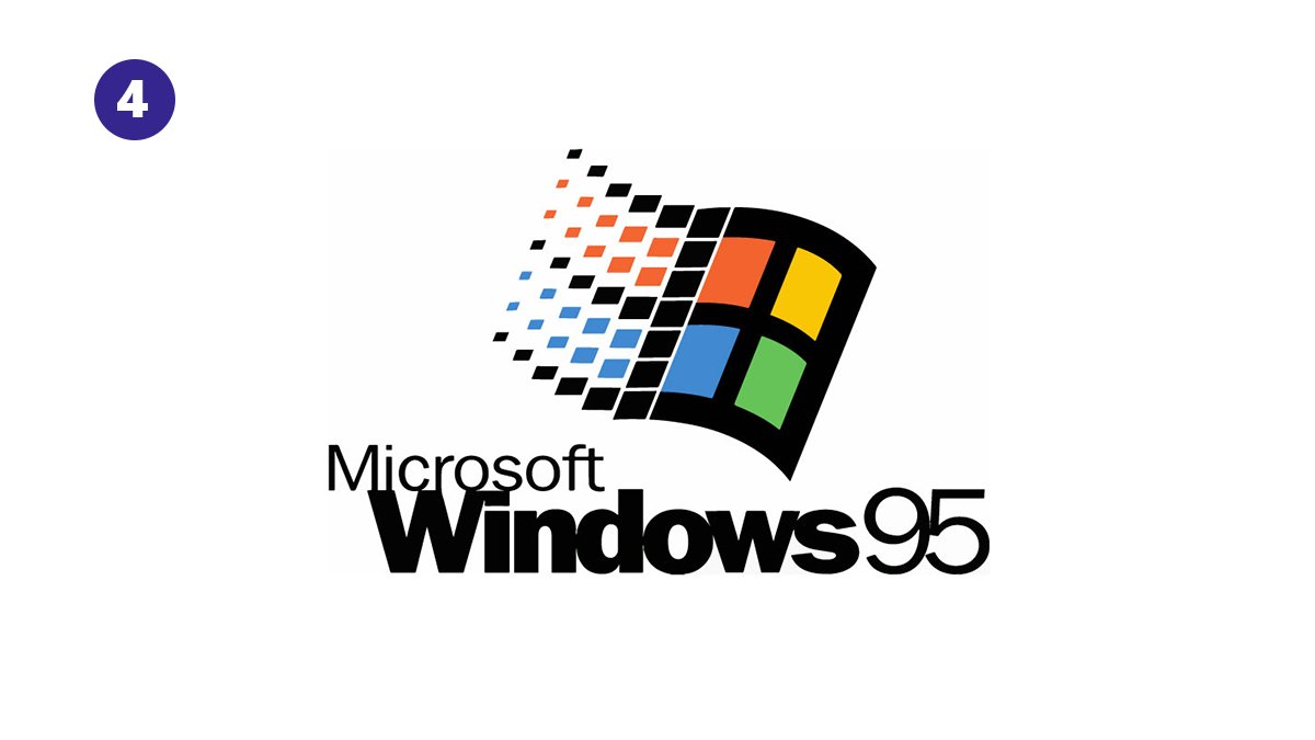 Trouvez le bon logo Windows 95 👇