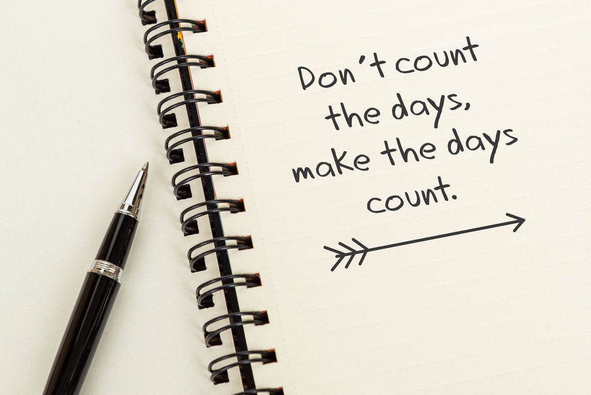 GoldenBookkeep's tweet photo. Happy Monday! 

Remember . . . Don’t count the days—make the days count! 

#MondayMotivate https://t.co/mHkWCp5um6