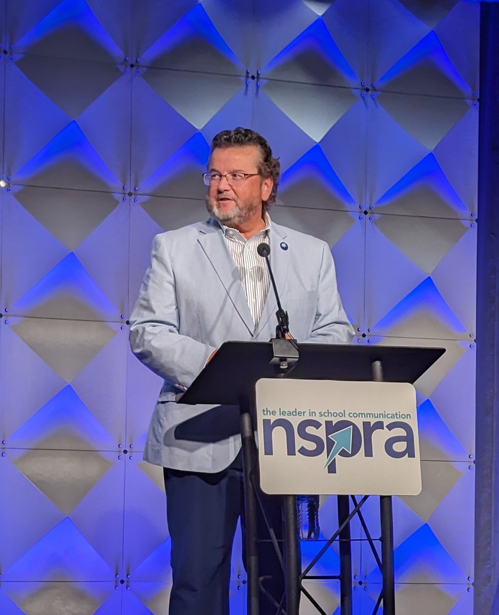 Congrats to <a href="/RjKaufman/">Rick J. Kaufman, APR ☮️</a>, recipient of the 2023 <a href="/NSPRA/">NSPRA</a> President's Award. Thanks for all you've done for us. #NSPRA2023