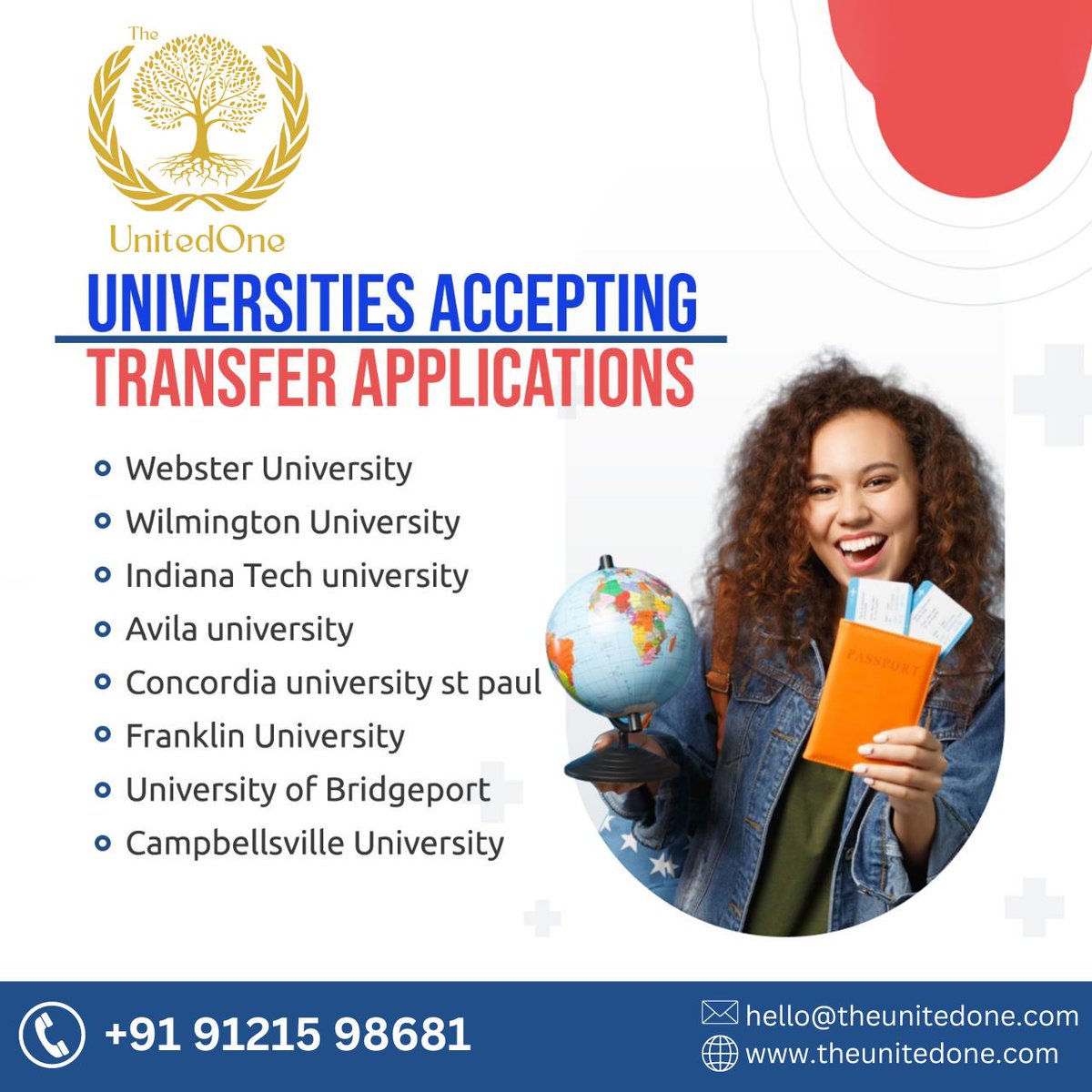 unitedone8019's tweet photo. Considering a university transfer ?
Contact us today to start your Process Now! 
#usa #usatransfers #transfers #university
#universitytransfer #usauniversity #usauniversities #usauniversitystudents #universityusa #studyvisa #australia #uk #newzealand #studyabroaduk #studyabroad https://t.co/JSnYPInqAH