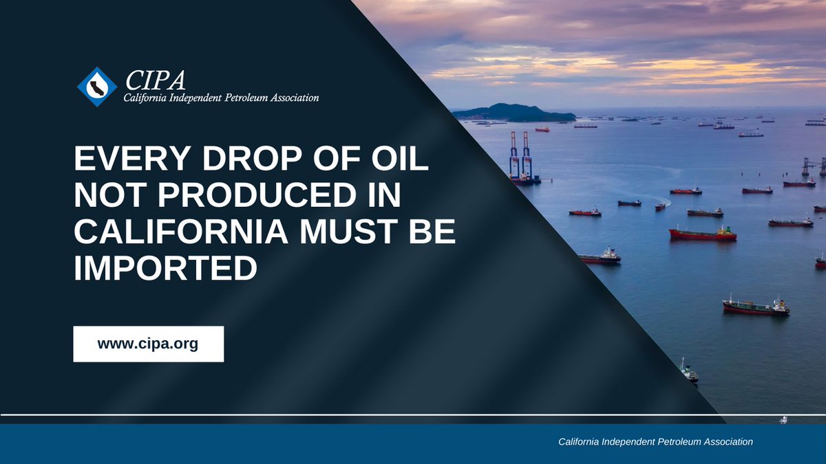 California imports 1.4 million barrels of oil daily. By increasing domestic production, we reduce dependence on foreign suppliers and protect ourselves from price manipulation. Let's take control of our energy future!