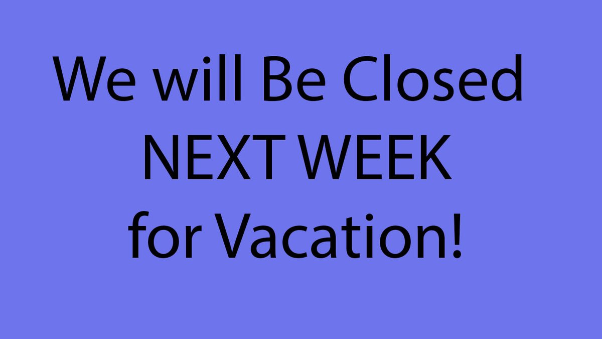 AutoTech_CP_NY's tweet image. To ALL our valued Customers,
We will be closed next week, July 24th through July 28th for Vacation.
We will reopen July 31st.
We still have a few appointments open late this week if you need to see us before the end of the Month!
718-463-3366