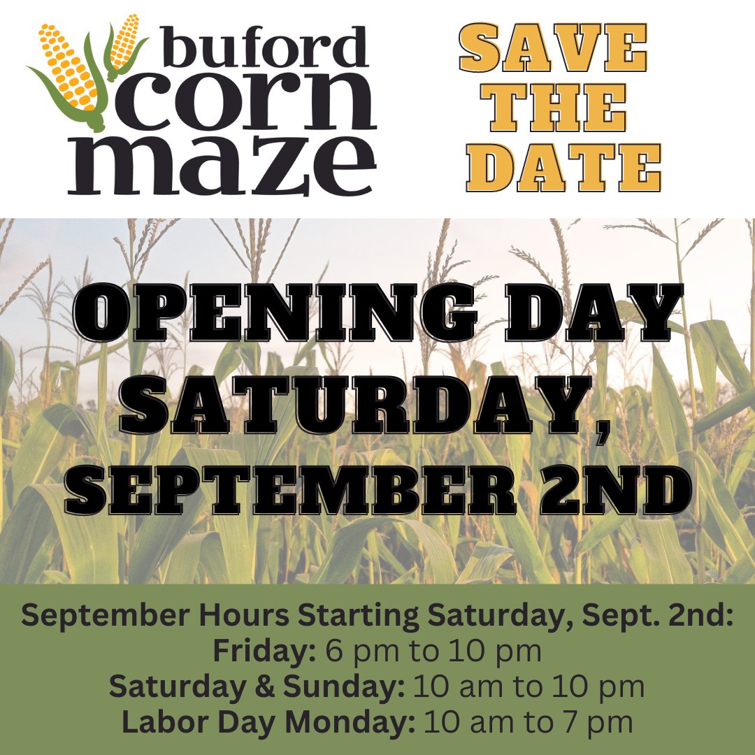 Buford Corn Maze (@bufordcornmaze) on Twitter photo 