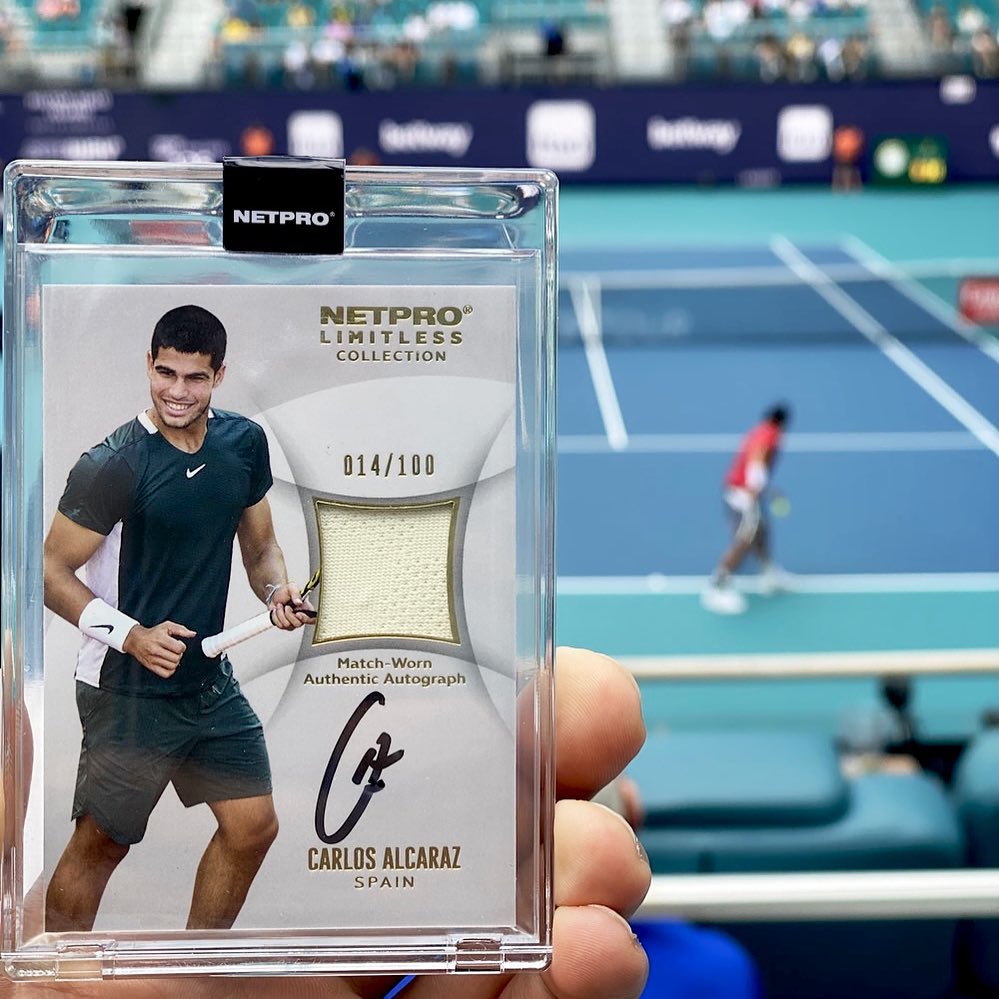 SportsCardInv's tweet image. Carlos Alcaraz's Wimbledon win was also big for the trading card company, @NetProCards.

When the brand returned they took a chance and turned to an exclusive player release format on their website. 

When Alcaraz's cards launched the site crashed in the first 15 minutes and…