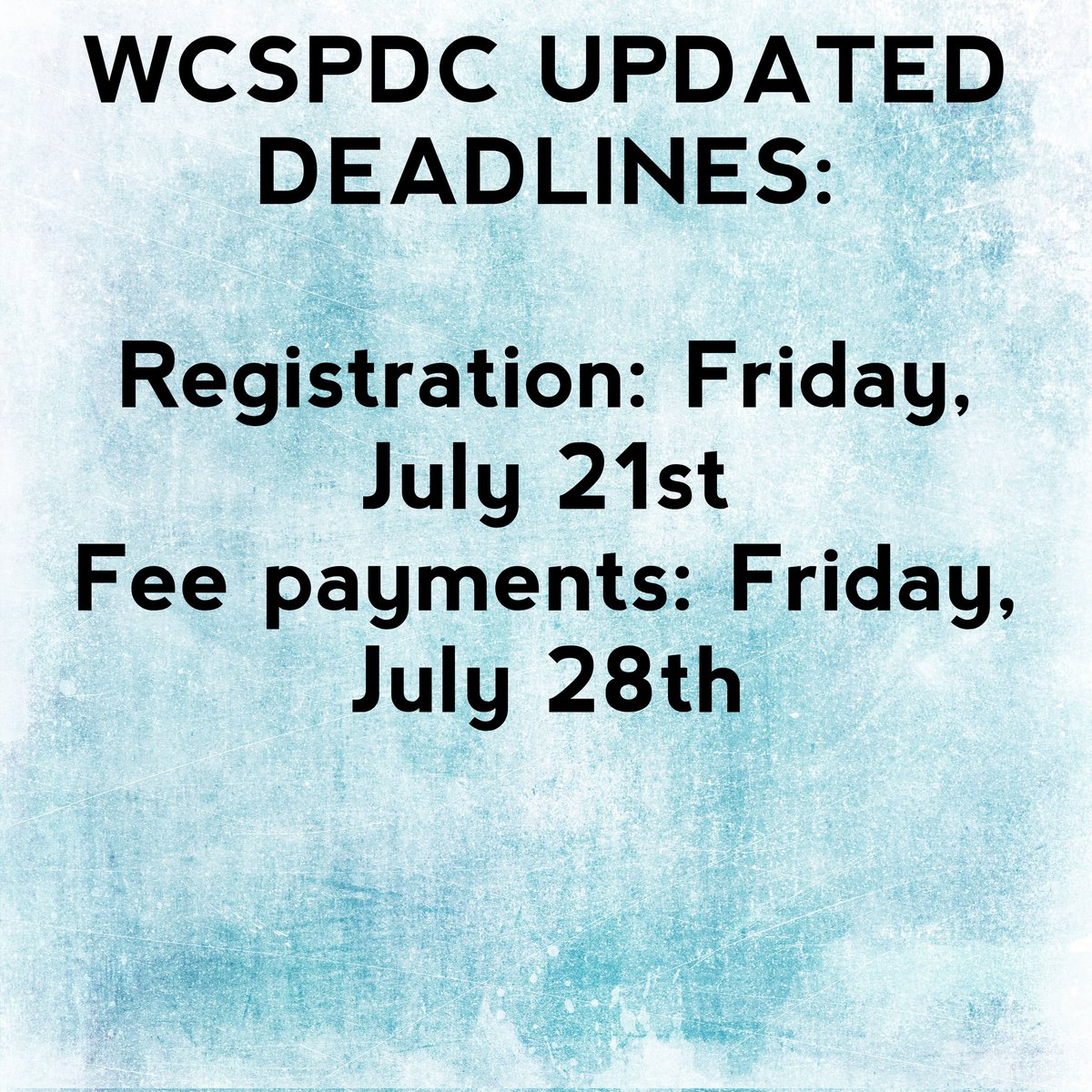 wcsdb's tweet photo. https://t.co/3dbYgbweQd