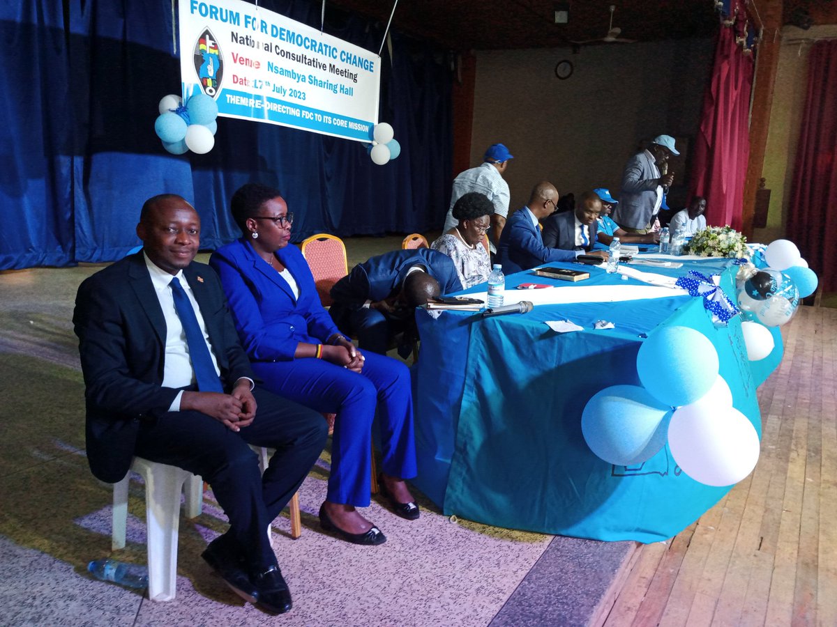 Am happy to have been present during the consultative meeting by FDC members.
We love the FDC party more than we love our dia leaders. 
We can therefore afford to sacrifice a member or a leader in office for the sake of keeping the party on course.✌️✌️✌️
