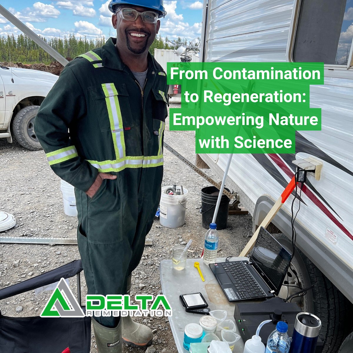 🌍🚀 With #DeltaRemediation's BioLogix, we're turning pollution into water &amp; CO2. High-tech, yet natural, it's reshaping #remediation. A cleaner planet needn't be pricier. Discover more: deltaremediation.com 💚 #sustainablefuture #greeninnovation