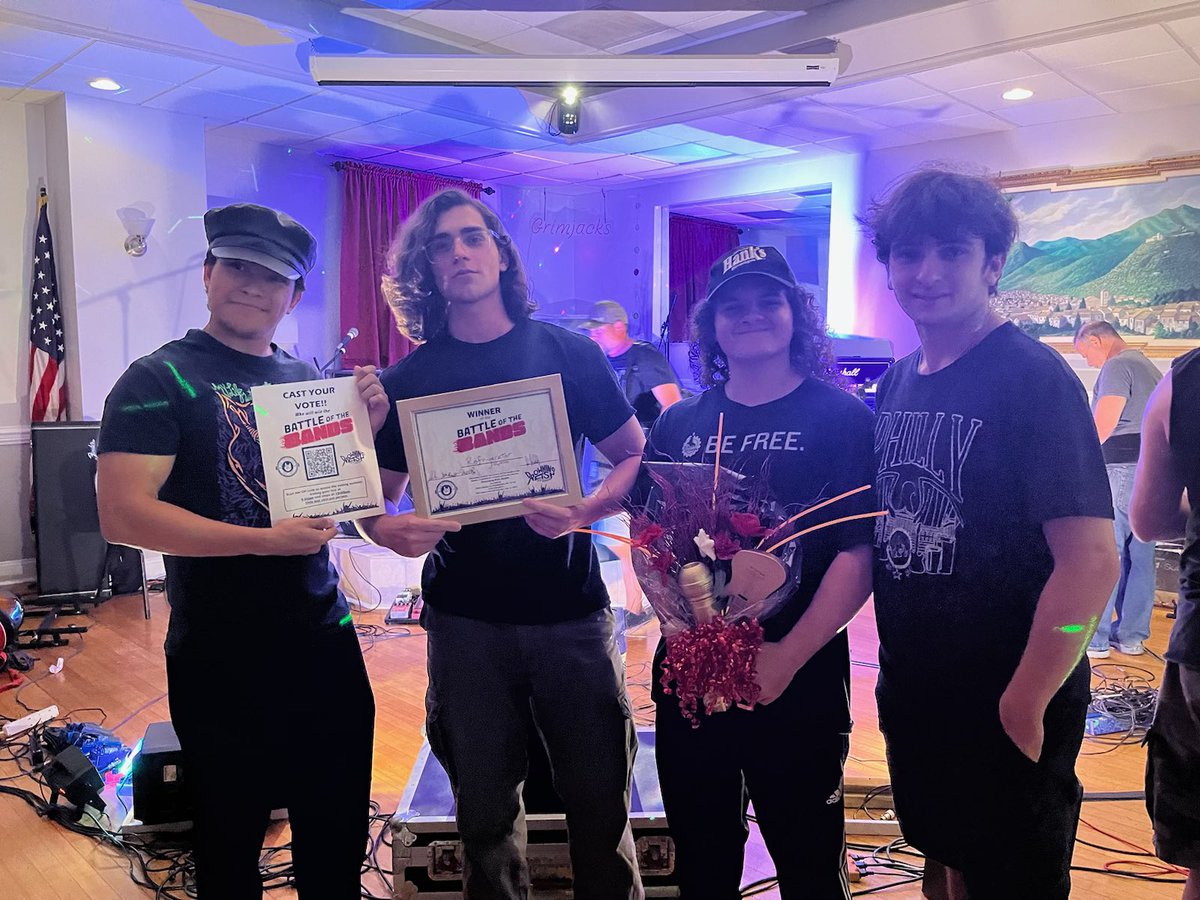 “Refrigerator” comprised of 4 RHS music students, won yet another battle of the bands competition. They received 10 hours of recording studio time as a prize! Keep making us proud! #ridleymusic