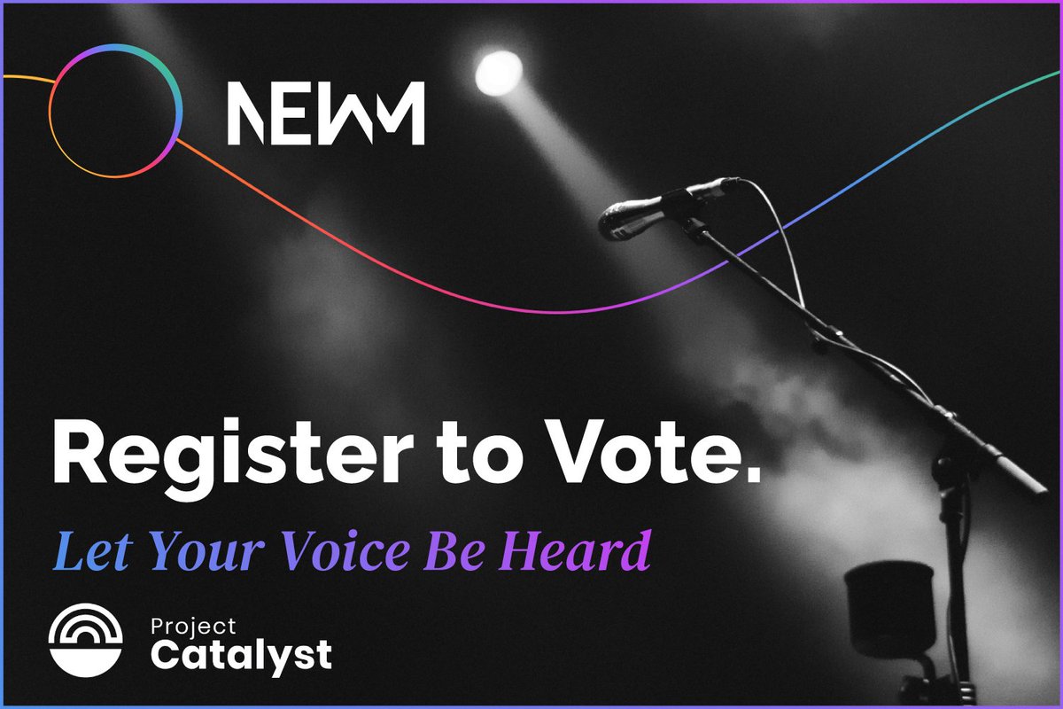 🚨 #CardanoCommunity &amp; $ADA Holders 🚨

#ProjectCatalyst Fund 10 is here, and we've submitted our ideas to give back to the Cardano ecosystem. So many amazing proposers, so little time. 

💡 Read our proposals: newm.io/catalyst
⏰ How to register: docs.projectcatalyst.io/catalyst-basic…