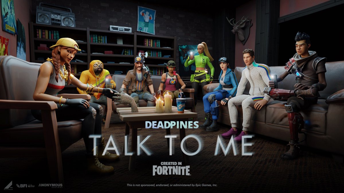 We've been cooking up something big for #TalkToMe in <a href="/FortniteGame/">FortniteGame</a> 👀

Immerse yourself in the world of Danny and Michael Philippou's terrifying debut in <a href="/DeadpinesFN/">Deadpines</a>

Hold the hand and say, "Talk to me" 🤝🕯️
fortnite.com/creative/islan…