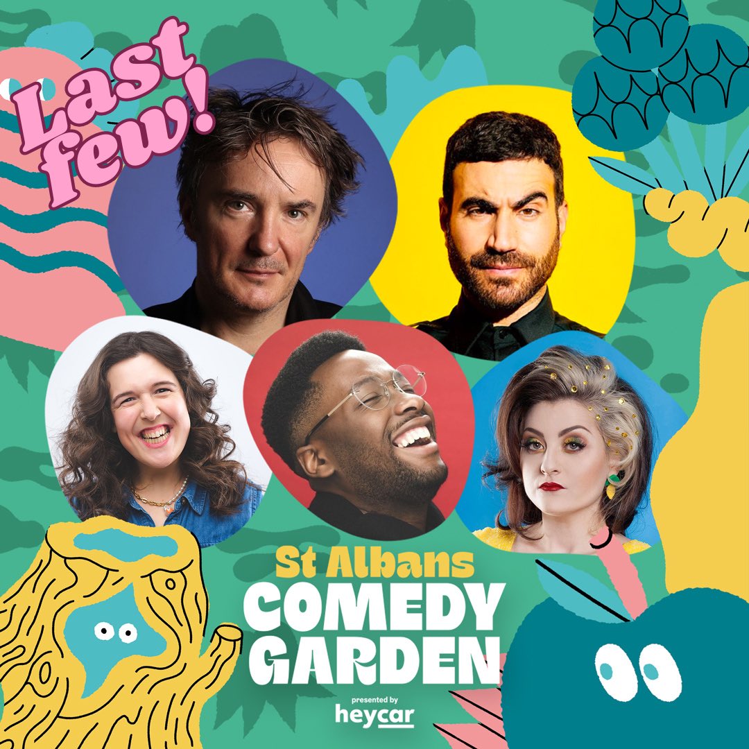 STAComedyGarden's tweet photo. 🔒3/6 shows are SOLD OUT. 

🎟️ Extremely limited tix remaining. 

🎤 Don’t miss this year’s comedy spectacular in Ver Park! 

🌻Wed 26 LAST FEW
🌻Thur 27 SOLD OUT
🌻Fri 28 LAST FEW
🌻Sat 29 4pm SOLD OUT
🌻Sat 29 7.39pm SOLD OUT
🌻Sun 30 LAST FEW

Tix 👉 https://t.co/sS2JWzZ20s https://t.co/E9n68ojCeb