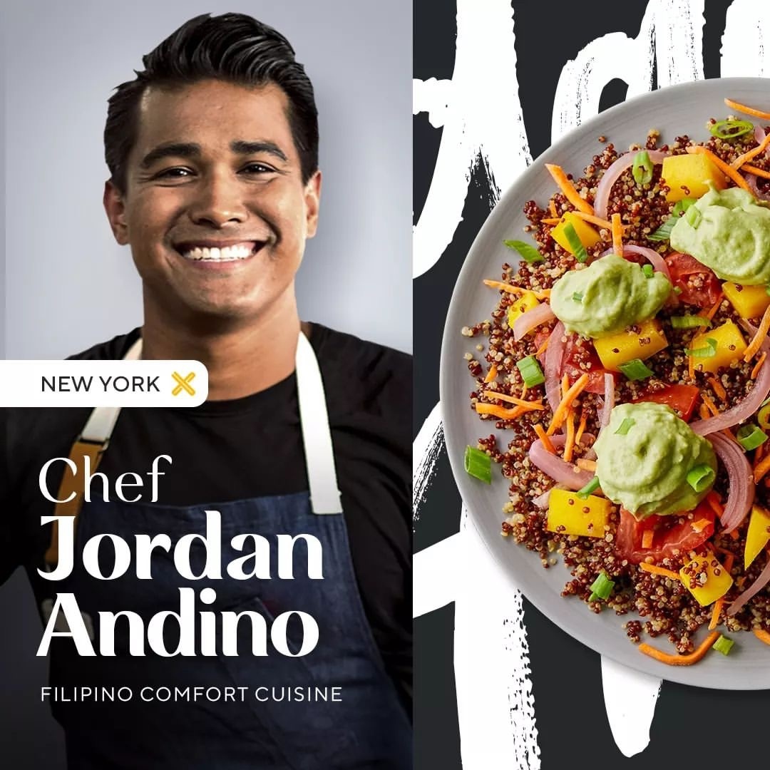 Chef Jordan Andino (@fork_knife) on Twitter photo Get a taste of my recipes and <a href="/FlipSigi/">Flip Sigi 🇵🇭</a> delivered to your door using @CookUnity! Filipino BBQ Pork Skewers, Chicken Adobo over Garlic Coconut Fried Rice and more delicious dishes are waiting 😉 Use code ”CHEFJORDAN" to save $50 on your first order here -> bit.ly/JACOOKU Get a taste of my recipes and <a href="/FlipSigi/">Flip Sigi 🇵🇭</a> delivered to your door using @CookUnity! Filipino BBQ Pork Skewers, Chicken Adobo over Garlic Coconut Fried Rice and more delicious dishes are waiting 😉 Use code ”CHEFJORDAN" to save $50 on your first order here -> bit.ly/JACOOKU