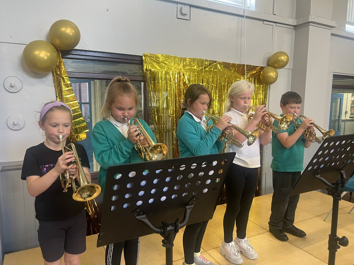 tynywernp's tweet photo. This afternoon we were treated to a brass concert to see all the hard work and progress our brass players have made this year! Thank you Mr Wheeler from @caerffilimusic for all your hard work with them this year #ambitiouscapablelearners #talentedchildren https://t.co/CTtJ4tP4Ag