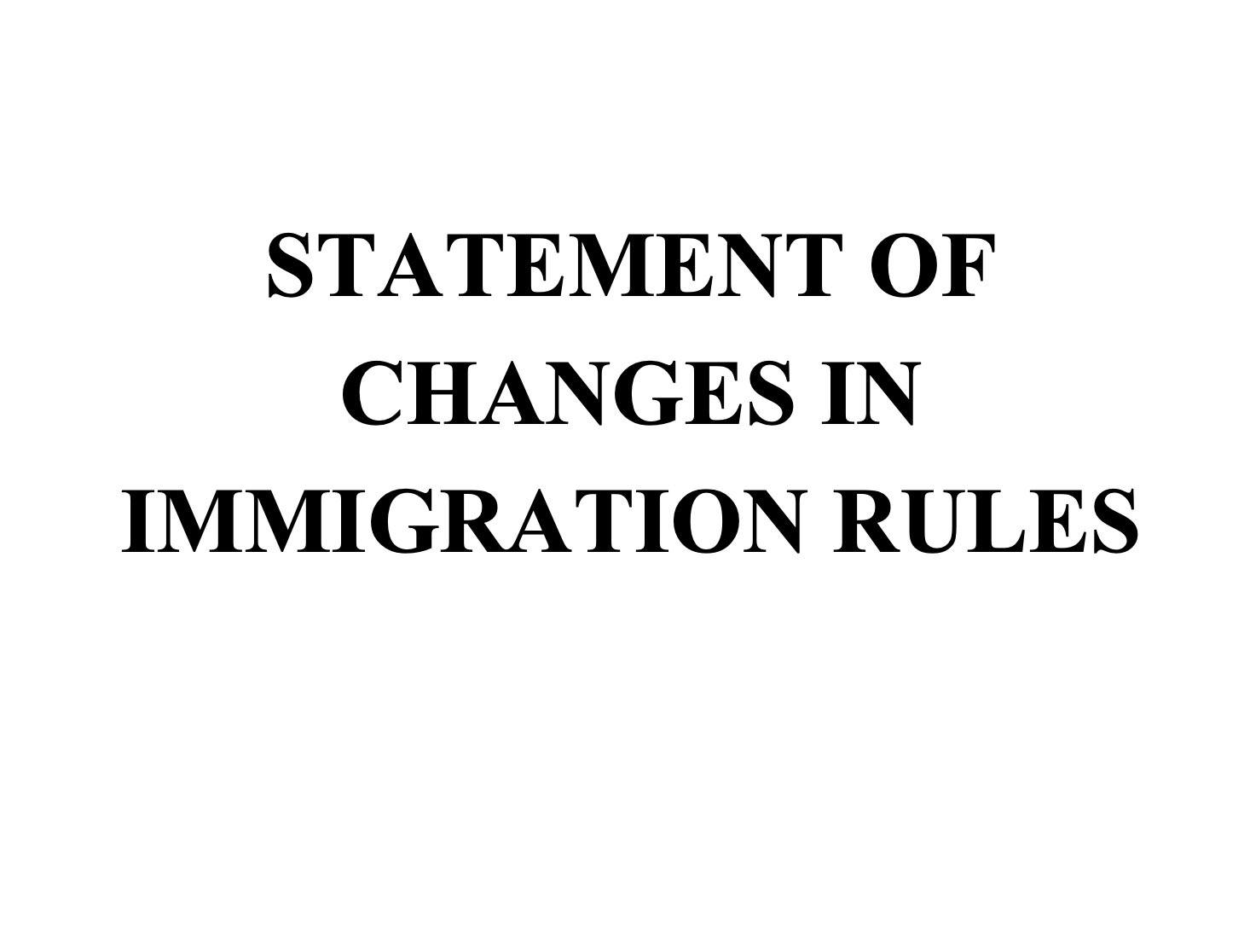 Christopher Desira on Twitter "New Changes to UK Immigration Rules are