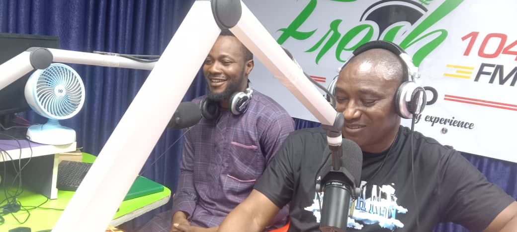 The chairman,NYCN Òsun state @ajala_adetunji was the guest at the popular programme @freshfmosogbo 'pont blank' today where issues around Skills development and security was discussed.