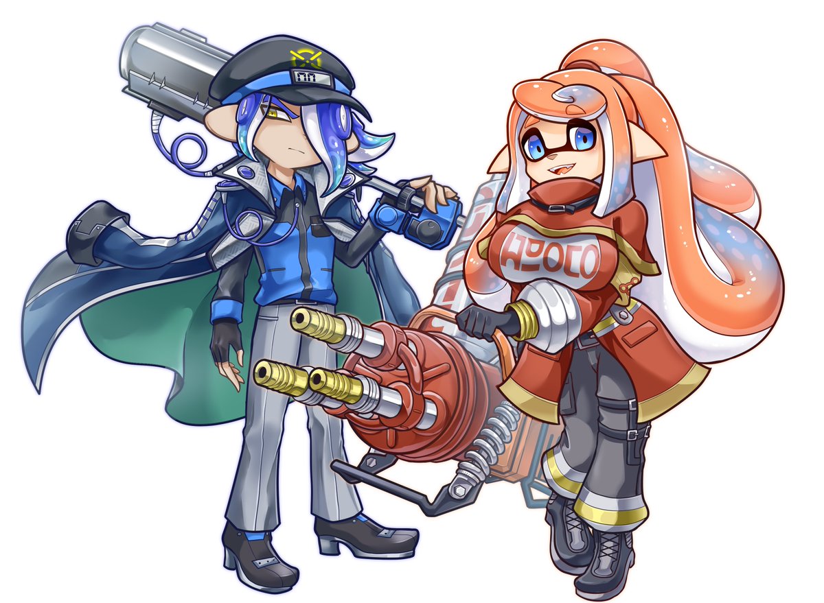 インクリング ,イカガール(スプラトゥーン) 「よき 」|裏切者のイラスト