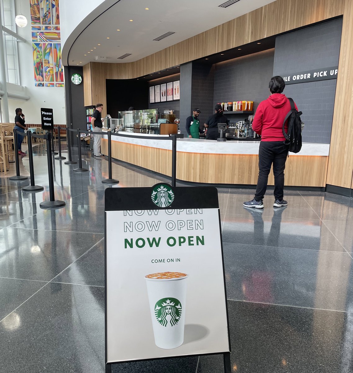 Start your day off with a fresh cup of coffee! ☕️

Our new <a href="/Starbucks/">Starbucks</a> located in the <a href="/CLE_State/">Cleveland State University</a> Student Center is now open! 🌟 @vikingfoodco