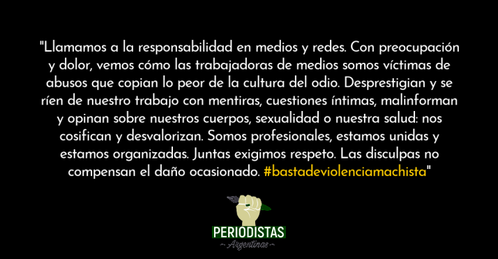 #BastadeViolenciaenlosMedios
#BastadeViolenciaMachista