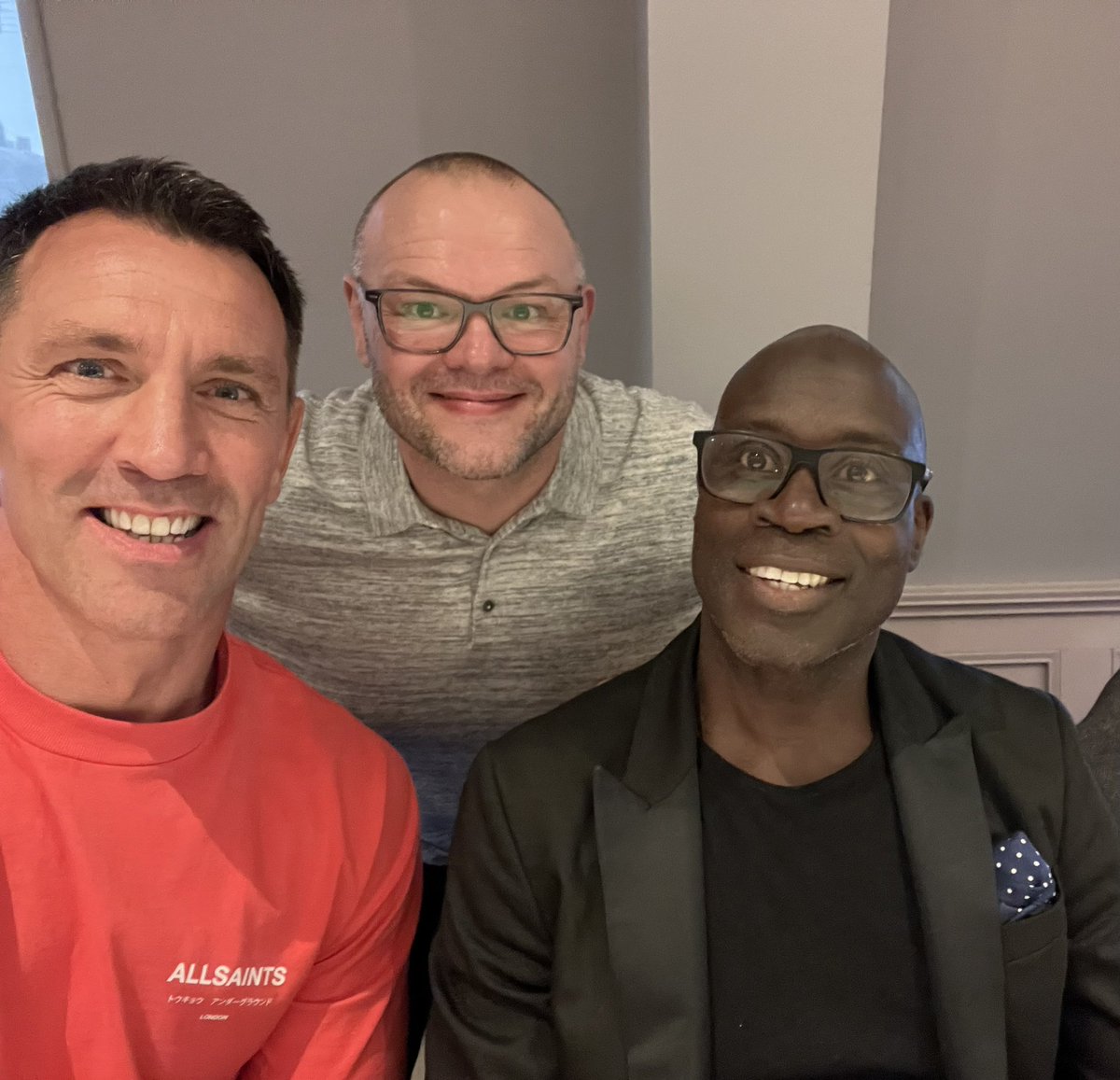 PScully13's tweet photo. Had a great night in Cumbria on Saturday speaking alongside these two legends! 🙌🏼 …defo some good memories regurgitated! 🏉🎙️….was reminded numerous times I’ve still to get a statue!🙄🤣 @martinoffiah #Kez https://t.co/Kq26VAw72Q