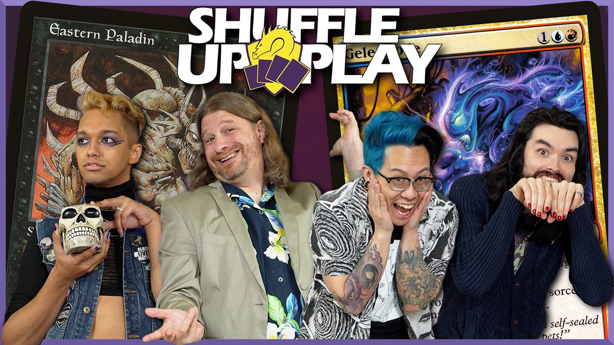 TolarianCollege's tweet photo. It's here! Crim Loans Me His Casual Commander Deck. Uh oh.

Join @Spice8Rack, @DarkPactCosplay, and @Theasianavenger as we just try and have a nice, laid back game of casual commander.  

Watch it here: https://t.co/EiCTNOlIaR
#MagicTheGathering https://t.co/M5cMFQsPll