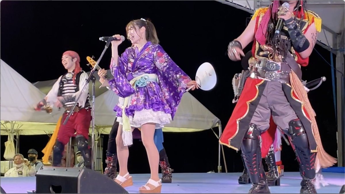 teletran2010's tweet photo. #おおむた港まつり での夏曲メドレー。
本当に夏祭りって感じのステージで盛り上がって楽しかった。
レスありがとうございました。

#VPRO海賊団
#g_select
#高園なぎさ
#REN
#麻央 https://t.co/dGcvCU4l4i