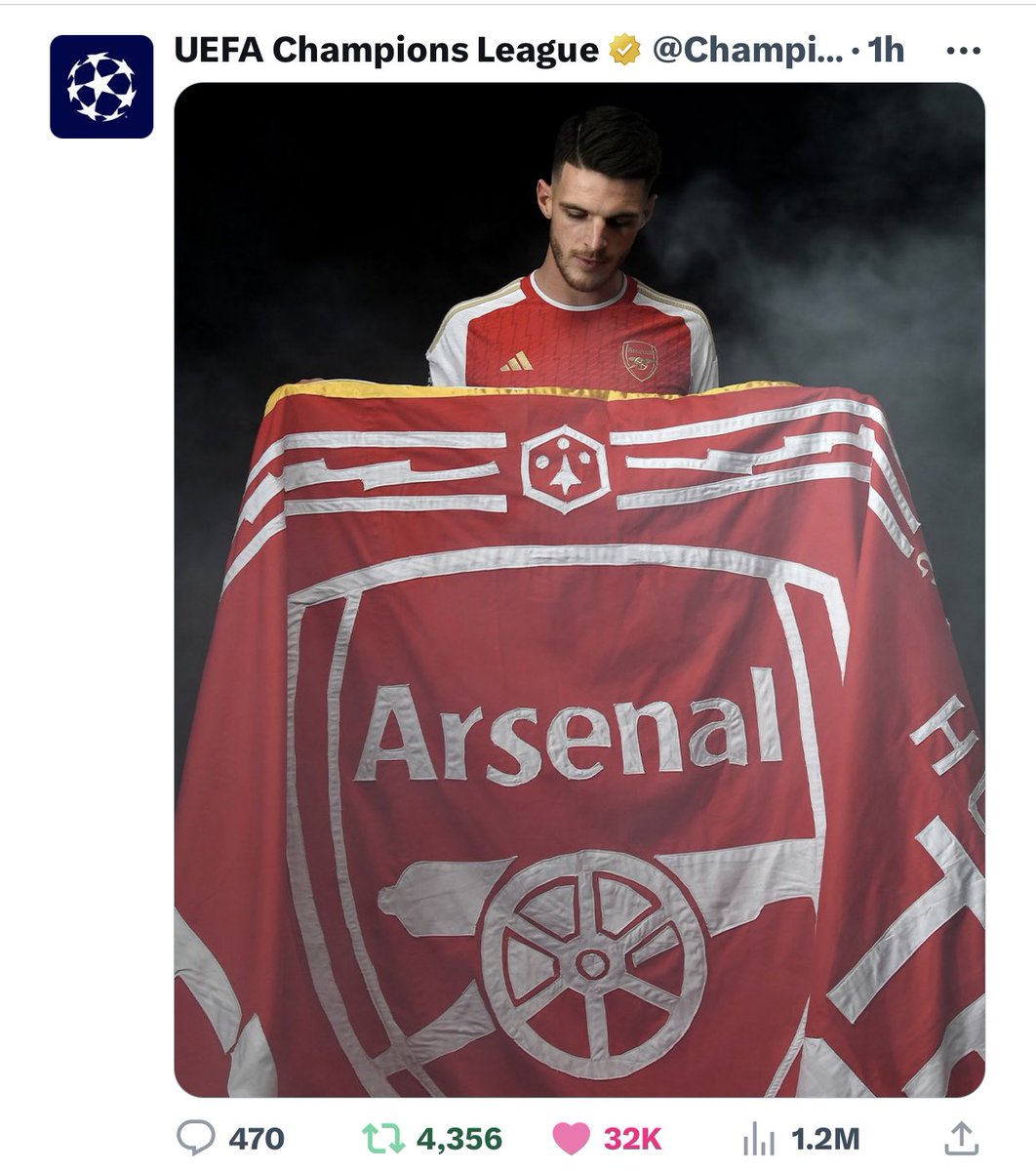 RT @Re_birth499: UEFA champions league just got more interested Thanks to Arsenal https://t.co/5Obt1KsxbT