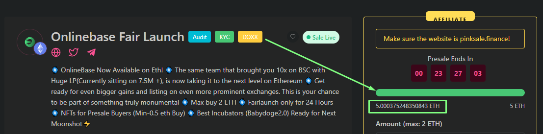 realonlinebase2's tweet photo. #ETH presale Softcap reached in less than 30 minutes!
Load your bags & Buckle up!
~ Same team brought you 10x + on BSC with Huge LP
~ Best Incubators
~ Genesis NFTs
~ Multiple Listings
Buy Link: https://t.co/v8t3Ks2rEQ
#Online #OnlineBase $ONLINE #Ethererum #1000x https://t.co/VHKIWaTD8J