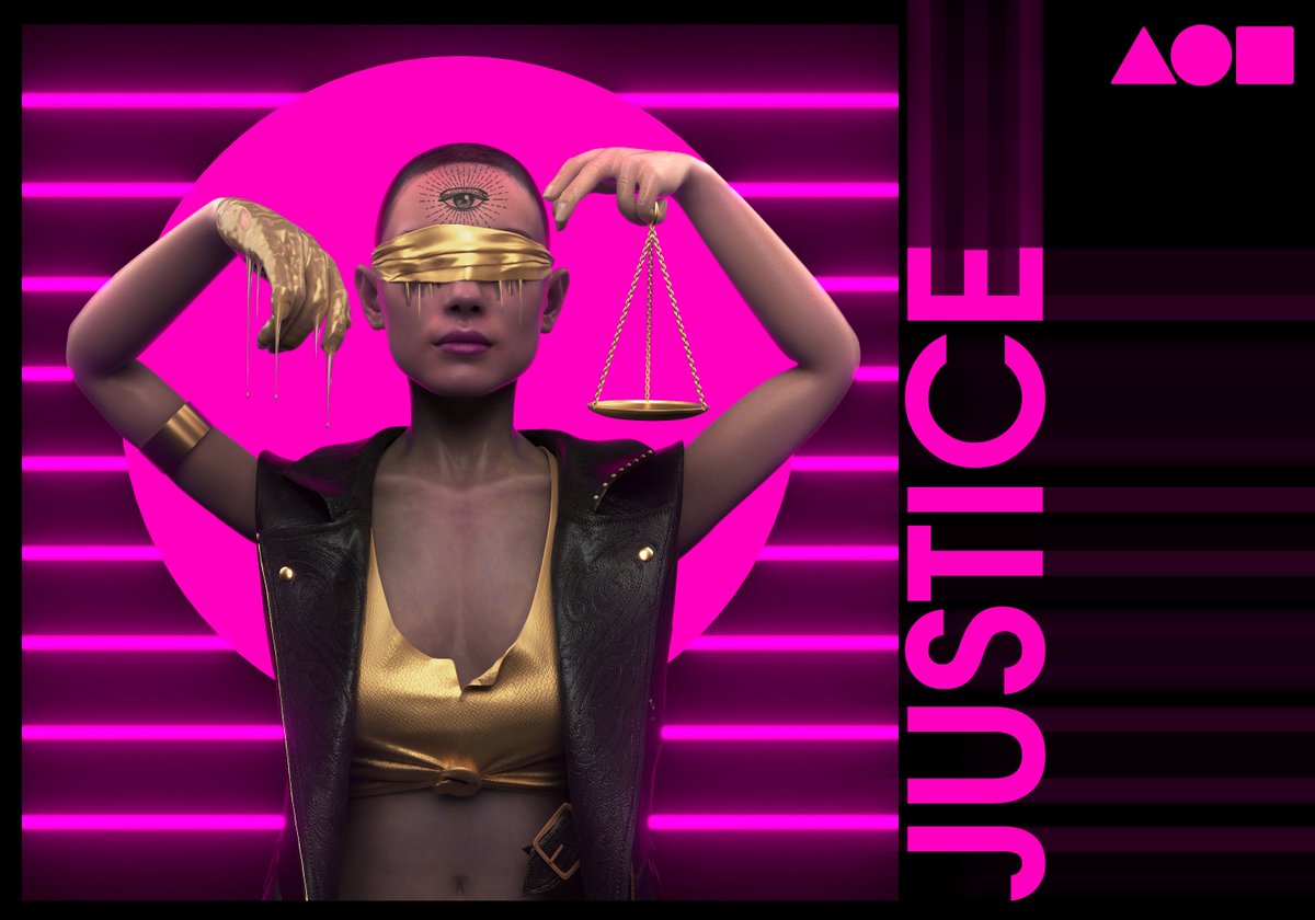 " J U S T I C E " On ▲●■