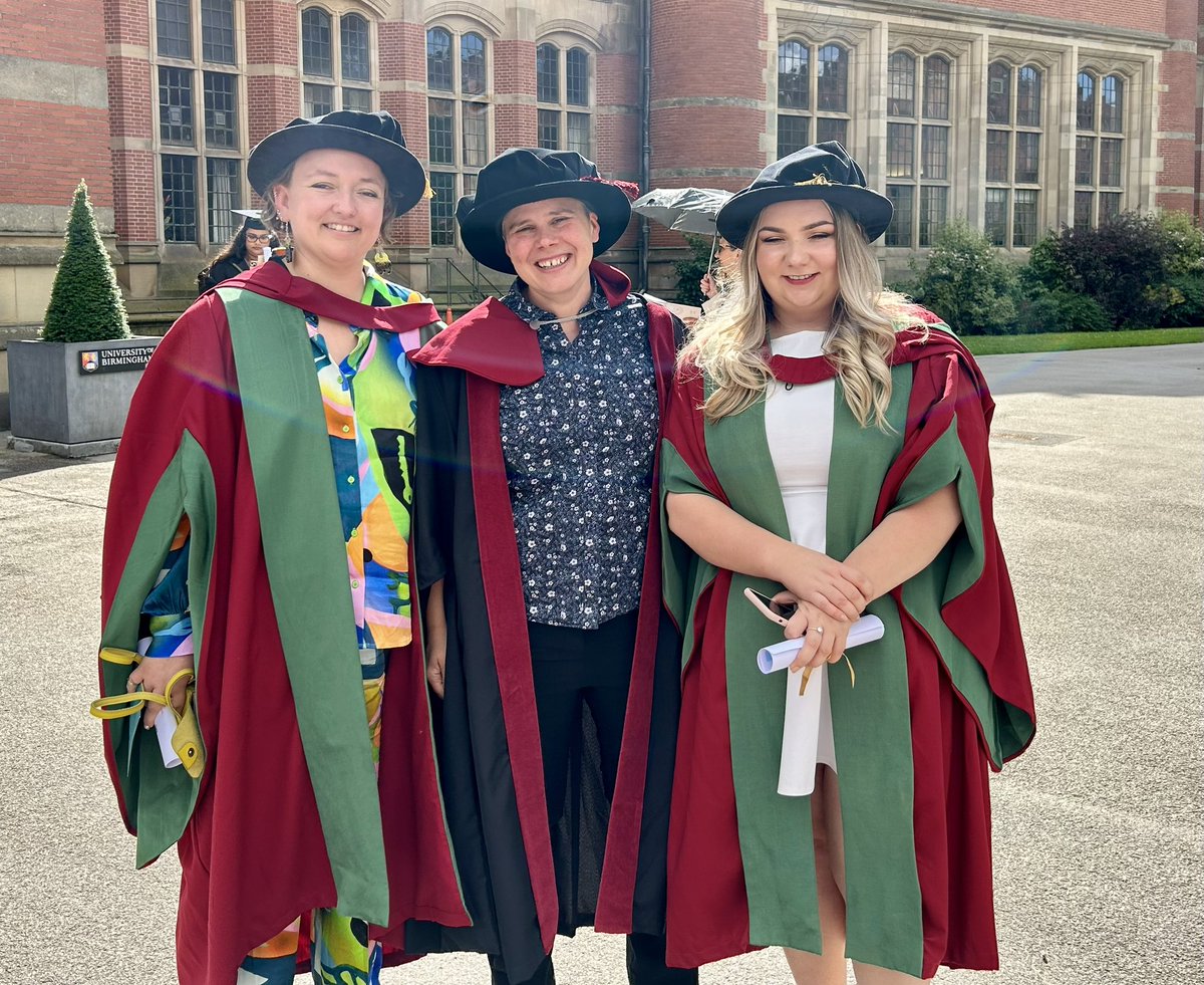 Celebrating the graduation of two brilliant PhD students today! Congratulations <a href="/MagdaFurgalska/">Dr Magda Furgalska</a> and <a href="/ChloeEWaterman_/">Dr Chloe Waterman</a> ! It has been my pleasure to work with you over these last few years <a href="/bhamlaw/">Birmingham Law</a>, funded by <a href="/mgsesrcdtp/">MGS ESRC DTP</a>. Congratulations! I’m very proud of you both!🥂🍾 🎓