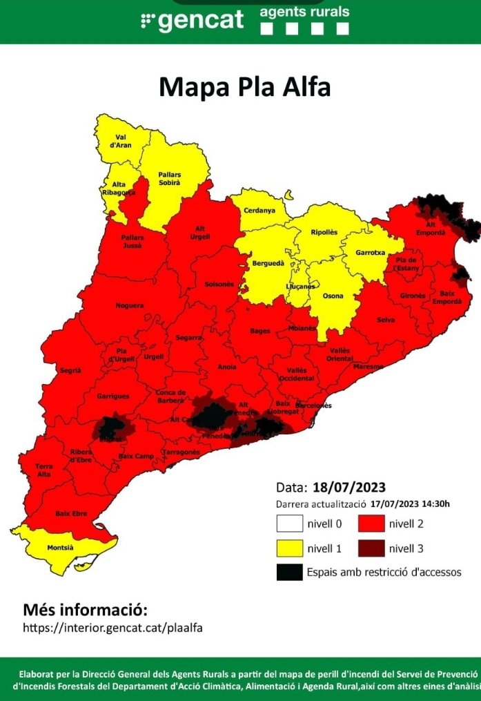 ADFPiera's tweet photo. Mapa Pla Alfa per demà... https://t.co/yZ8tufMIvv
