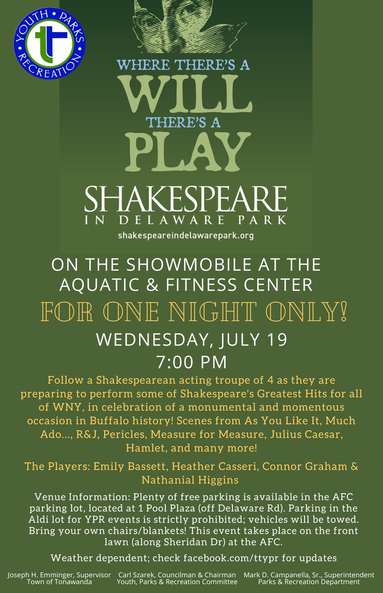 Town of Tonawanda Youth, Parks & Recreation tweet media