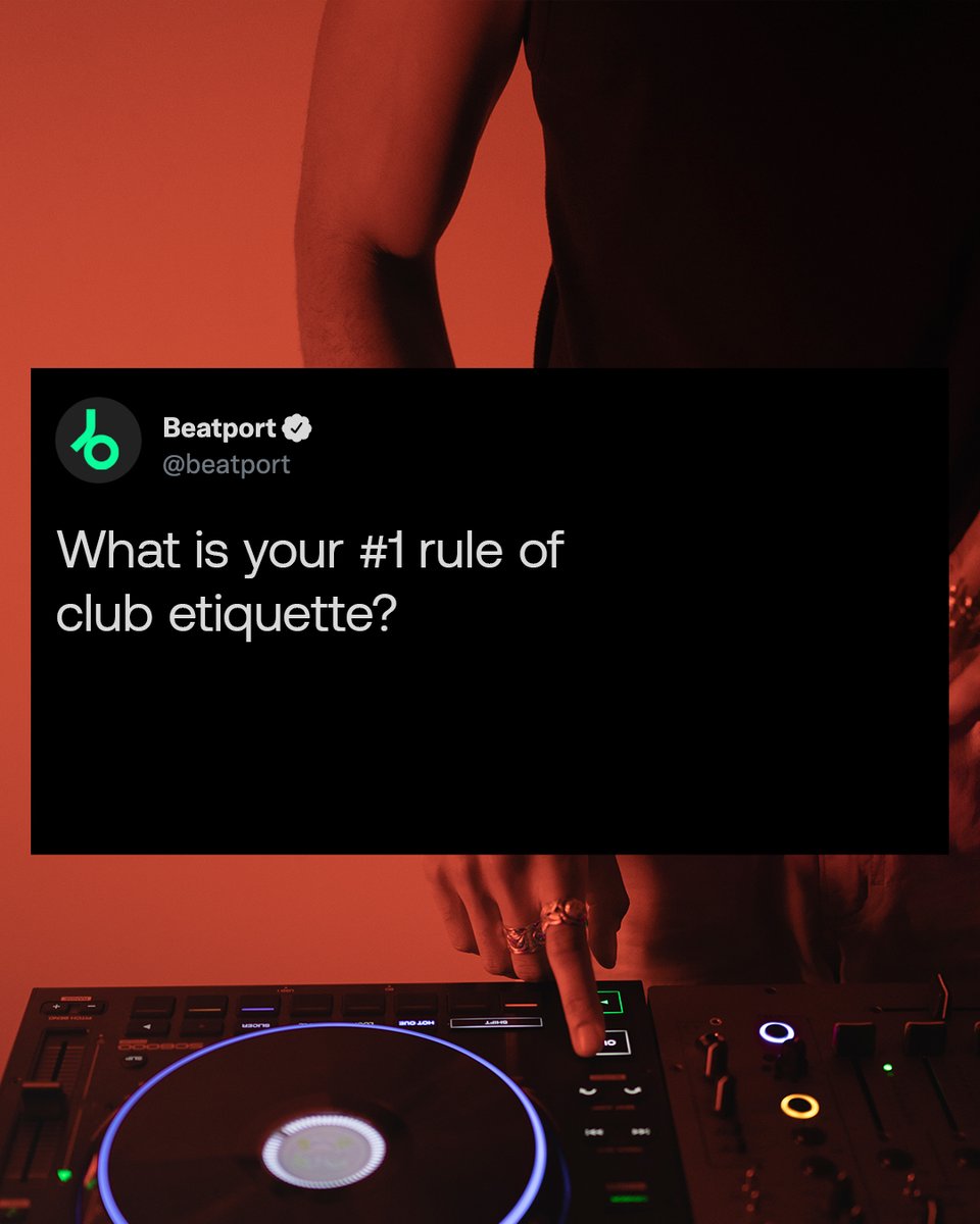 Beatport tweet media