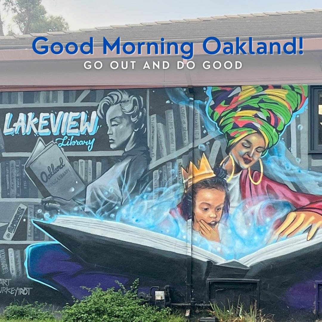 Good Morning Oakland! #GoOutandDoGood

📸: Sara Levine