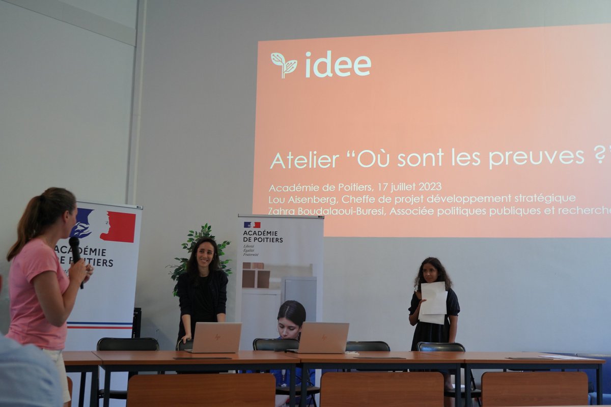 Séminaire de l'encadrement <a href="/acpoitiers/">Académie de Poitiers</a>: #jour1 !
🏃‍♂️Course d'orientation cohésive
🚩Point d'étape du projet académique 2022-2025
🔎Atelier de recherche en éducation : Où sont les preuves ? animé par <a href="/IDEE_Education/">IDEE</a>
#collectif #Management
Merci au <a href="/CREPS86/">CREPS de Poitiers</a> pour son accueil !