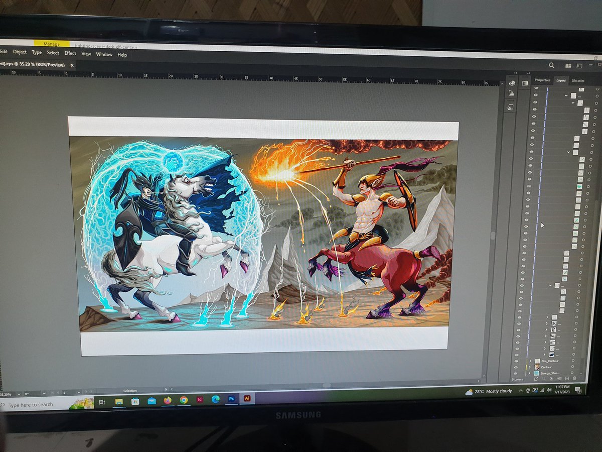 BoiHubGaming's tweet photo. Light vs dark RPG concept 🥶🥶🥶
#3Danimation 
#GraphicDesigner https://t.co/M4RnG6nS0C