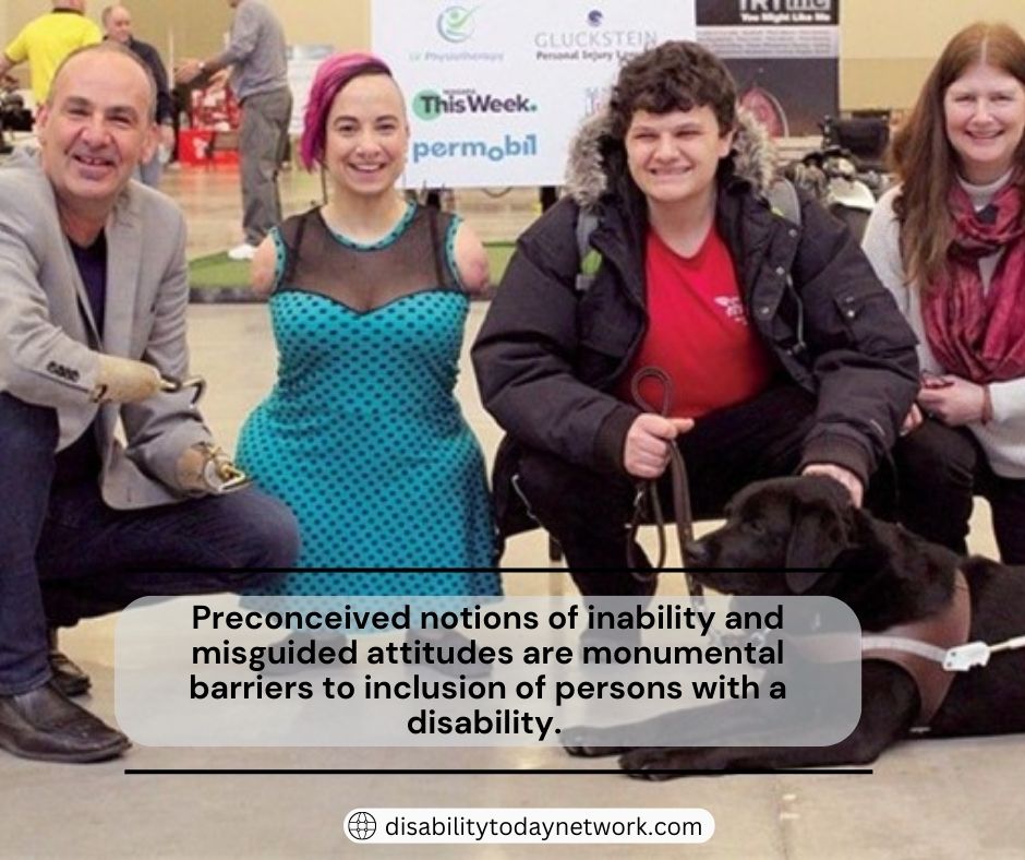 Preconceived notions. Barriers to #DiversityandInclusion for #PWD disabilitytodaynetwork.com/viewpoint/item…