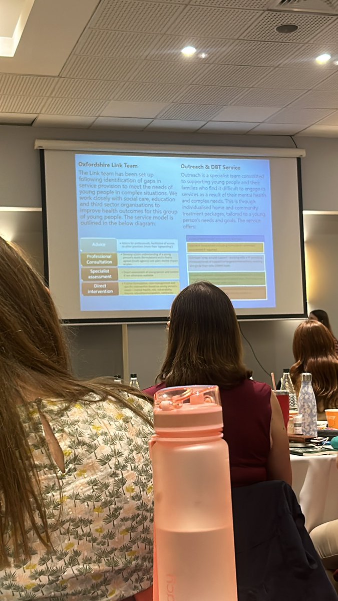 KatrinaBaldryOT's tweet photo. Great to hear from @ChloeWoodleyOT and Phoebe Arbuthnot about their work &amp; area of practice. Lovely to hear how they’re bringing elements of OT into a generic role &amp; how they work this to best support our younger people and families #OTCelebration @EmmaCroftymac @oxfordhealthAHP https://t.co/OmW9CBWwmp
