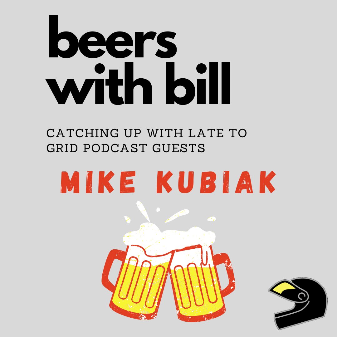 LateToGrid's tweet image. Beers With Bill!  

Mike Kubiak is on to talk about his on track endeavors in SCCA and GridLife.

podcasts.apple.com/us/podcast/lat…