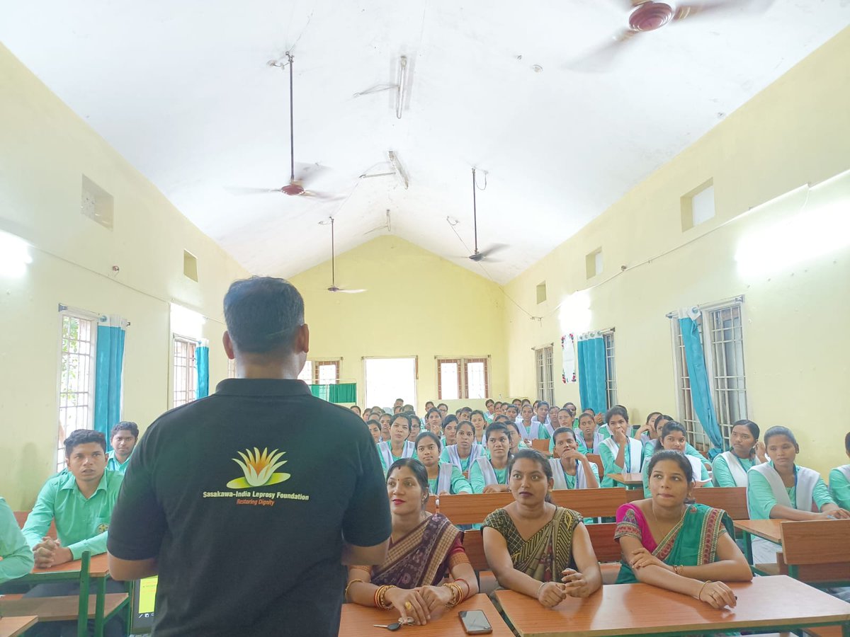 SILFIndia's tweet photo. @Sasakawa_India organised sensitisation workshop for students and faculties on #Leprosy: Breaking Myths in Supreme Task college of Nursing, Balangir, Odisha
#YouthAgainstLeprosy
#RestoreDignity
#EndLeprosy https://t.co/3OKTSACS9t