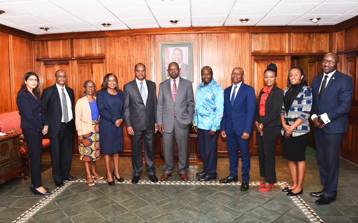 Thank you Dr Kamau Thugge @CBKKenya Governor, for taking the time and meeting with the ICC Kenya board (International Chamber of Commerce Kenya), the meeting was fruitful and we look forward to more engagements with you and your team. Asante Sana. @britchamken @ICCKE