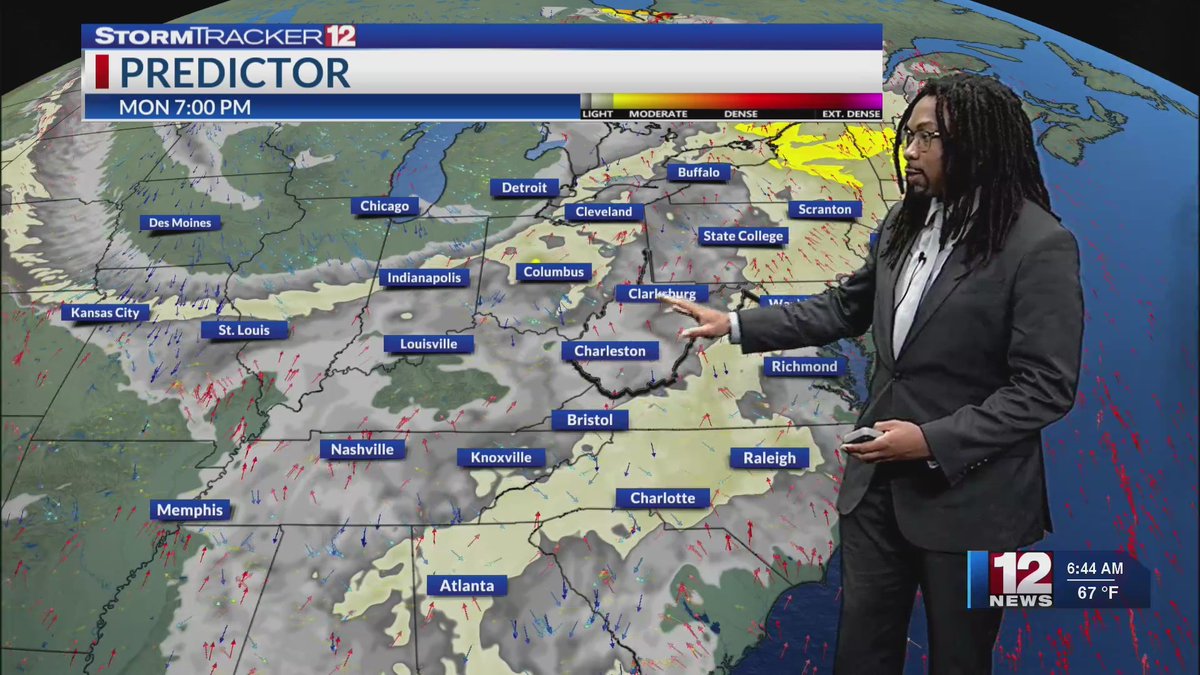 HAZY SKIES &THUNDER: Canadian wildfire smoke is back once again. Meanwhile our active pattern continues with the potential for some severe weather this afternoon & evening. Meteorologist @KhalilMcIver has your forecast. #WVwx

Details: https://t.co/sAfvf4dO8i https://t.co/ug4jdAj3R2